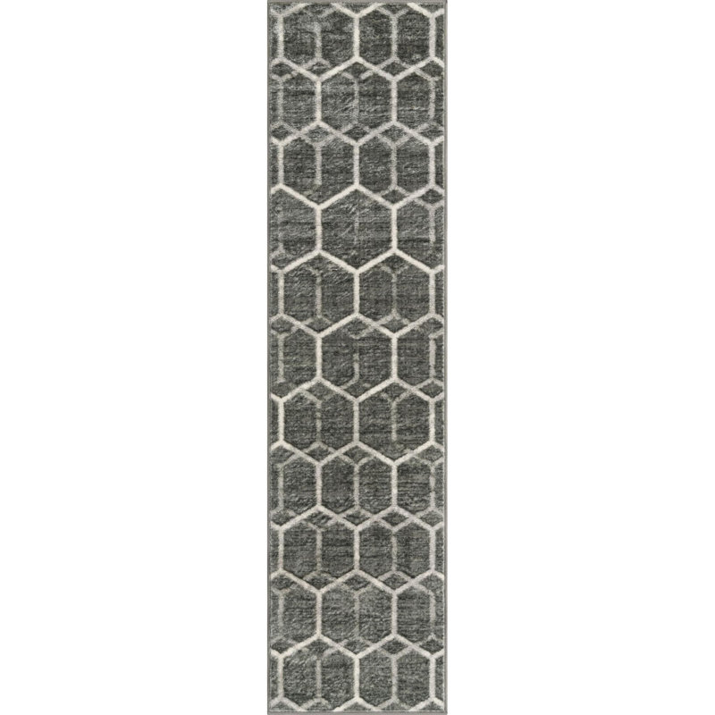 Eshin Abstract Indoor Rug, Runner 2' x 8'