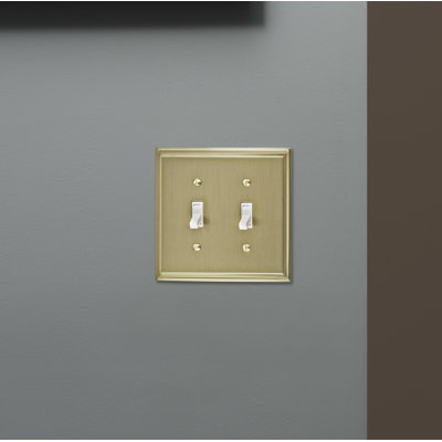 Mulholland 2-Gang Toggle Light Switch Wall Plate