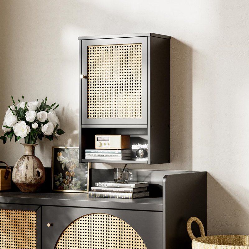 Bathroom Cabinet, Matte Black