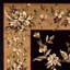 Tapis noir / beige Daine-61316724