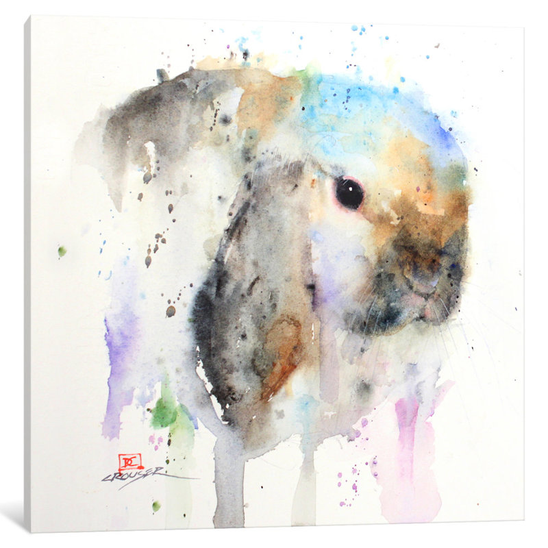 Chloe by Dean Crouser - Wrapped Canvas Print, 12" H x 12" W x 1.5" D
