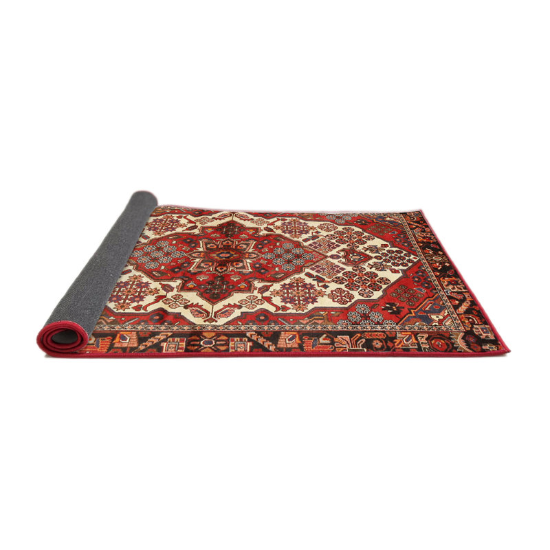 Tapis brun Southwestern, Rond 5 pi