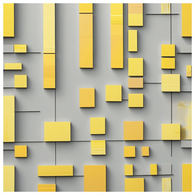 Couvertures jaunes et grises, 60in W x 80in H