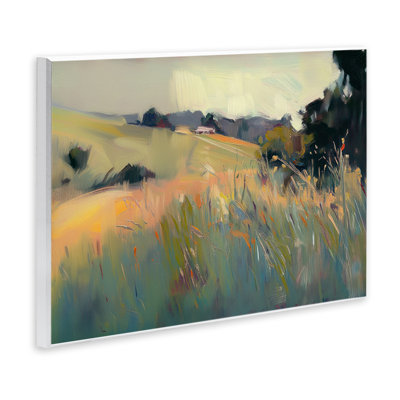 Plaque murale moderne Modern Tranquil Plains, design par Elara Yasna