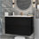 075 Armoire noire sans lavabo