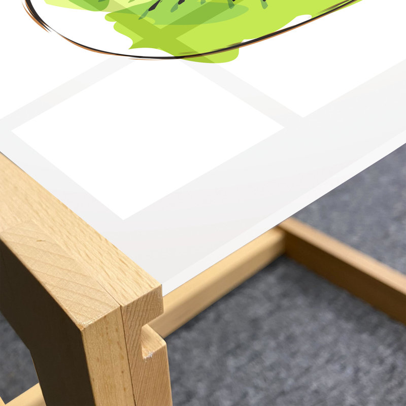 Jackques Sled Coffee Table, 62cm H x 74cm W x 40cm D