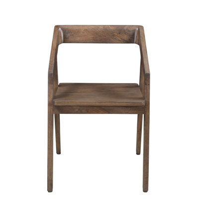 Chaise avec accoudoirs en bois massif Hollingsworth