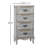 Solid Wood 4 -Drawer Accent Chest