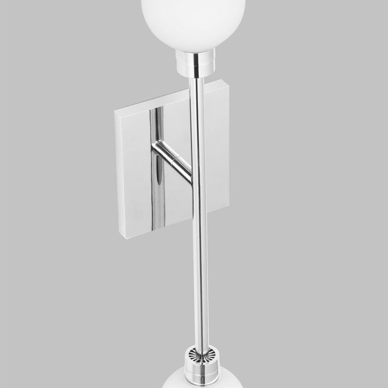 Mara 2 - Light LED Armed Sconce, Polished Nickel