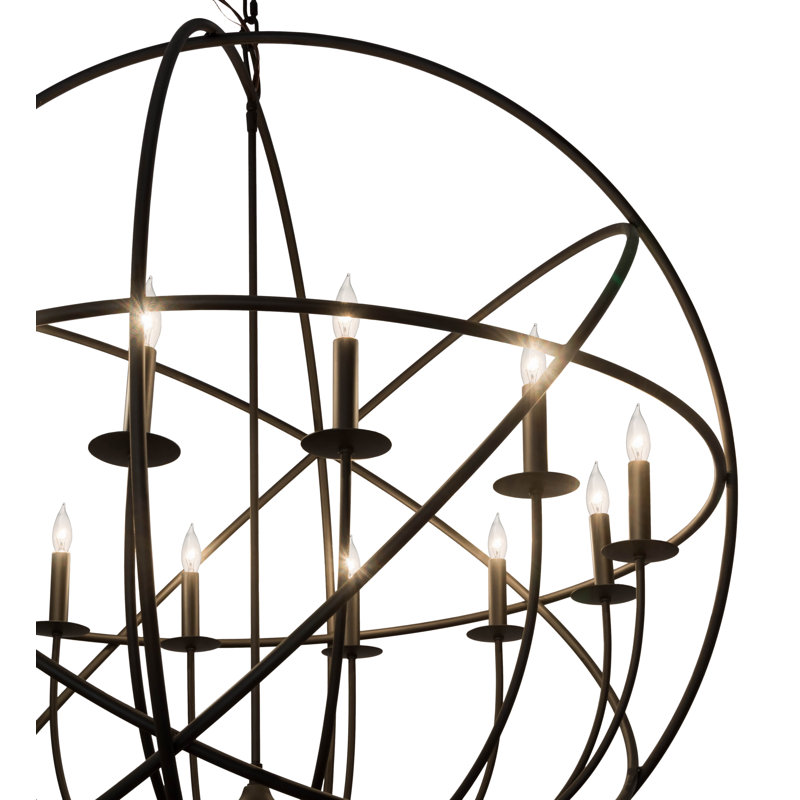 Shamanda 12 - Light Dimmable Globe Chandelier