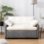 Canapé simple surdimensionné en chenille 50 po x 43 po-1777738116