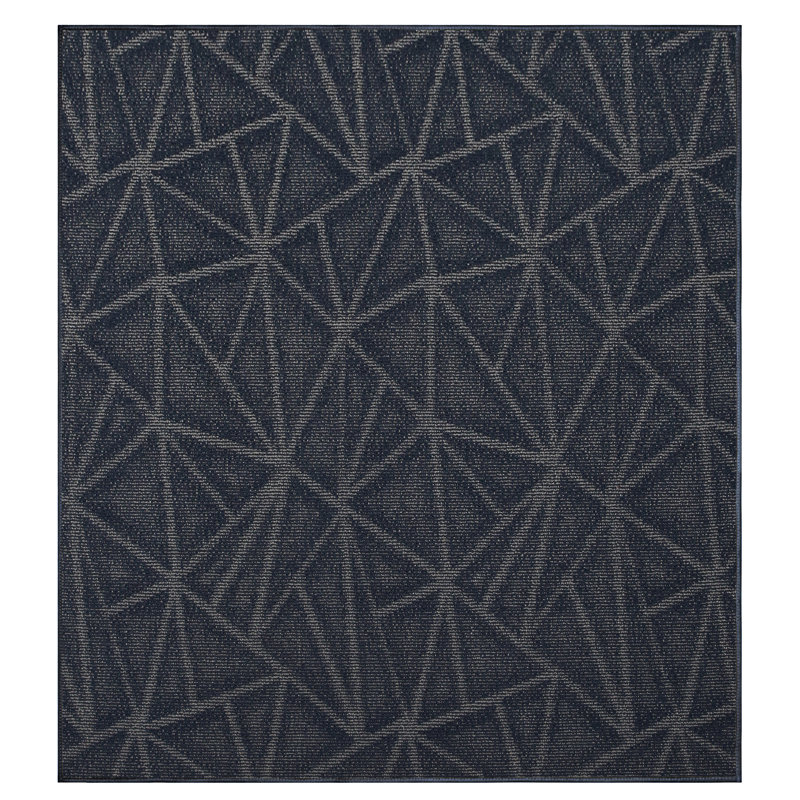 Tapis bleu marine Bowermaster, Carré 12 pi x 12 pi