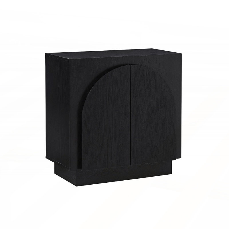 Latitude Run® Solid Wood Arched Storage Cabinet Credenza | Wayfair