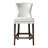 Colten Upholstered Faux Leather Counter Stool with Solid Wood Frame