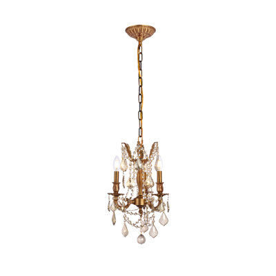 Ashmin 3 - Light Crystal Dimmable Classic / Traditional Chandelier