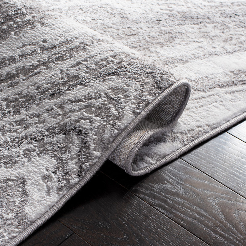 Tapis abstrait Dighton Performance, Carré 6 pi 7 po