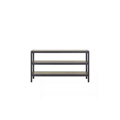 Console Table W/ Metal Insets