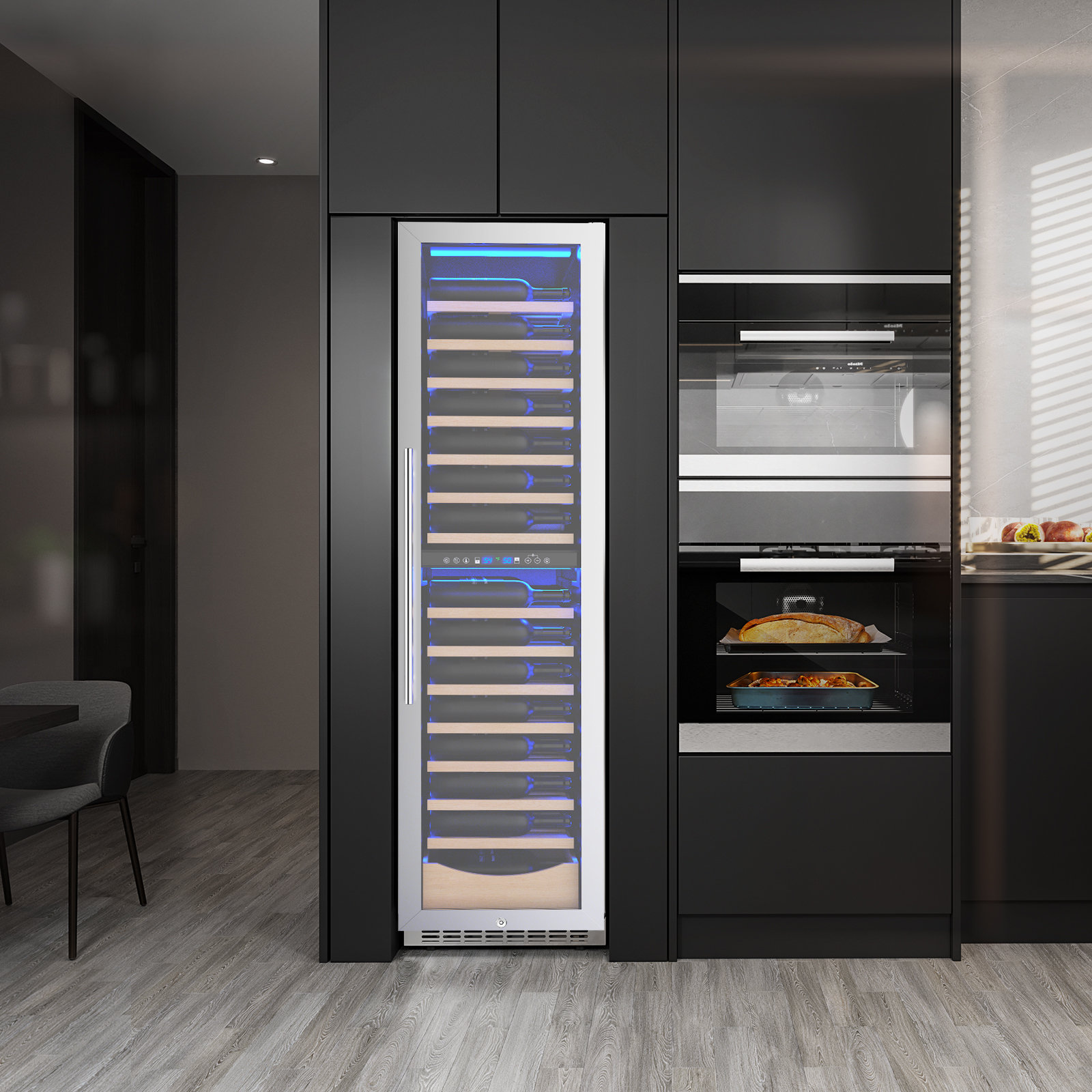 Wine Fridge Freestanding Beverage Cooler 18