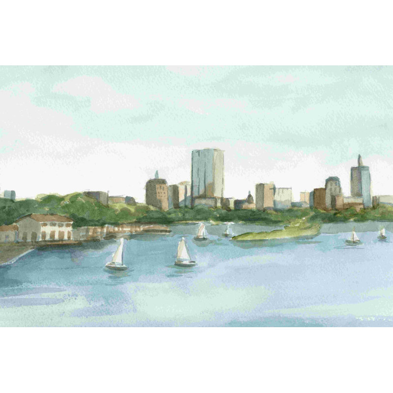 Plein Air Cityscape II, H 8 po x l 12 po