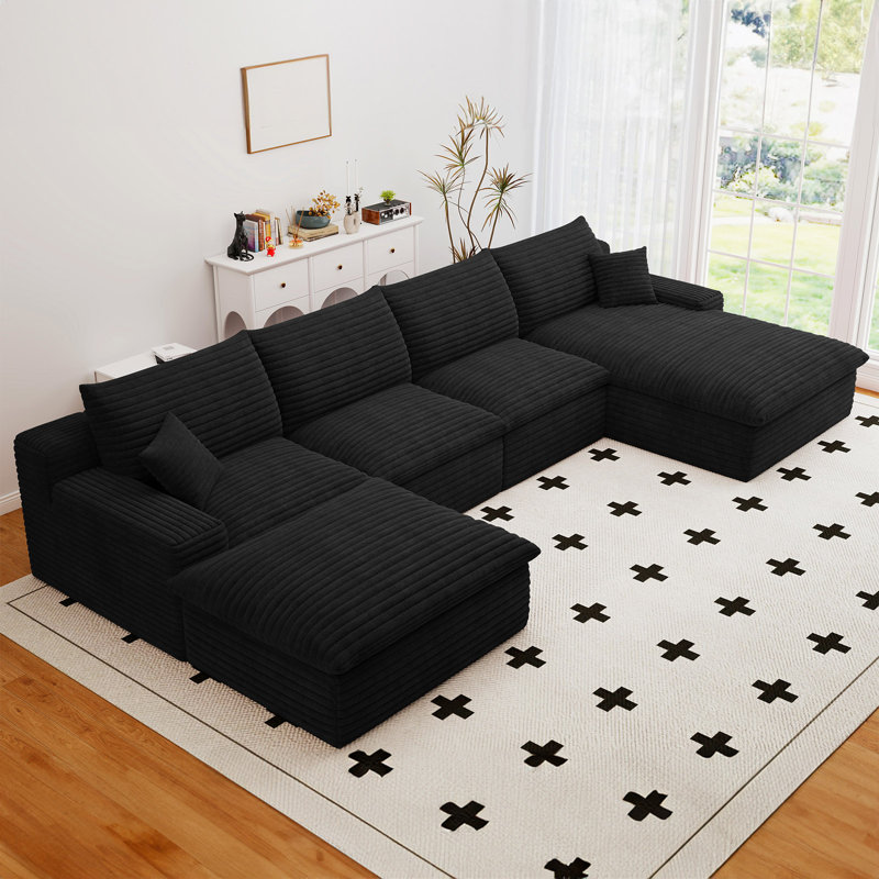 Canapé modulaire Boneless 135,9 po Cloud