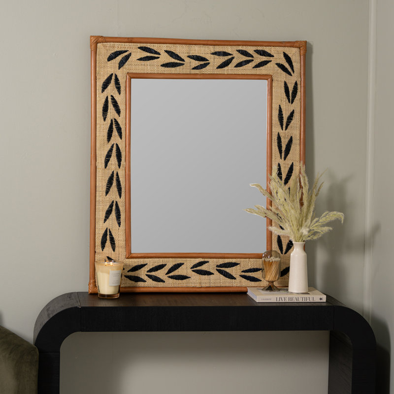 Ross Rectangle Bamboo / Rattan Mirror