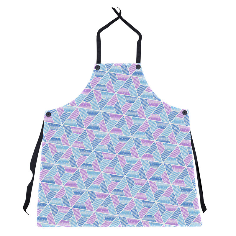 Bib Apron, Blue/Purple