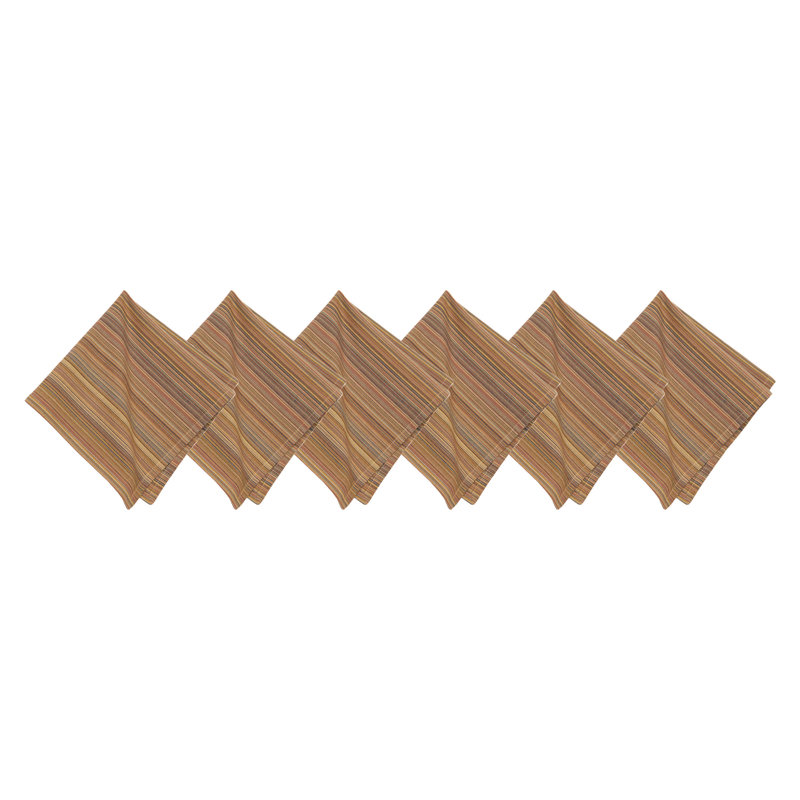 Cedar Stripes Napkin Set of 6
