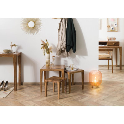 Ancona Solid Wood Nesting Tables