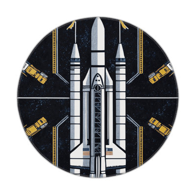 Tapis intérieur et extérieur gris Transport