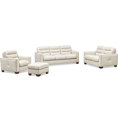 Leather Configurable Living Room Set