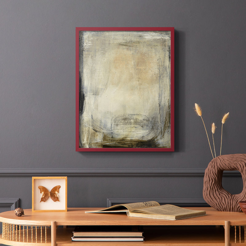 «This is the», reproduction encadrée en bois massif, Rouge, H 10 po x l 8 po