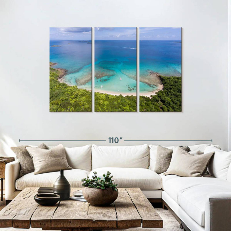 Nicci Culebra Coast, H 48 po x l 74 po