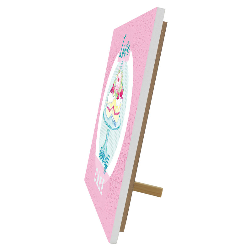 Love Bake Off Cake Ceramic Picture Tile Wall Décor