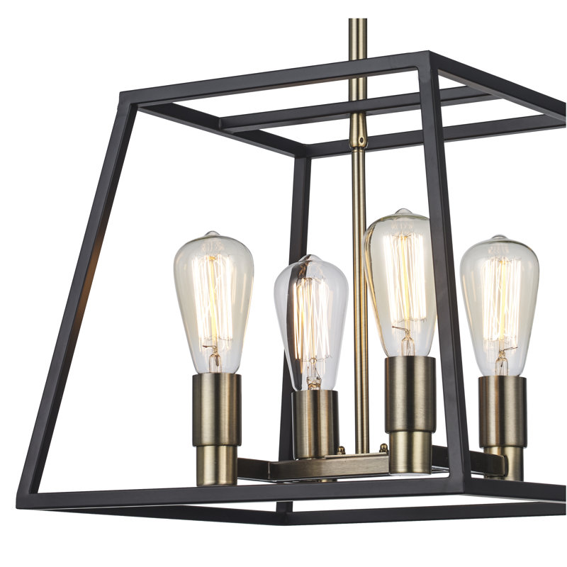 Casale 4 - Light Dimmable Lantern Geometric Chandelier