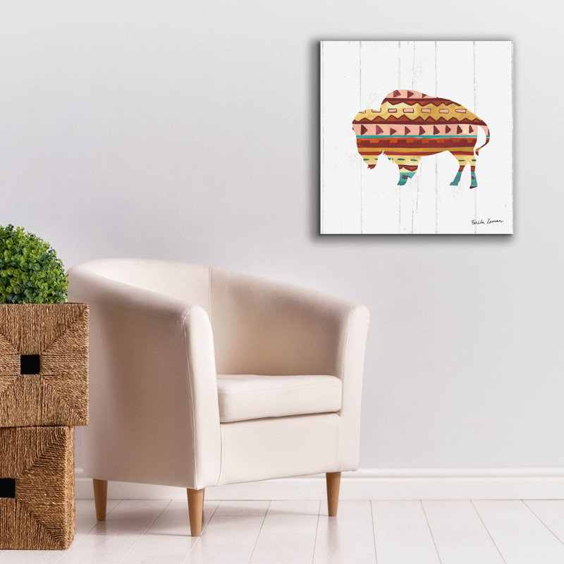 Art mural sur toile Epic Graffiti «Southwestern Vibes 2» par Farida Zaman, 26 po x 26 po, H 26 po x l 26 po