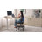 Ergonomic Office Chair for Cross-Legged Sitting with Adjustable Footrest & Wheels - Supportive PU Leather Desk Chair for ADHD Focus, Home Office, and Meditation-1587890196