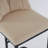 Set Of 2,Modern Upholstered Bar Stool With Button-Tufted Backrest, Counter Height Chair With Sturdy Metal Frame, Comfortable Padded Seat For Kitchen, Bar, Or Dining Room-280634354