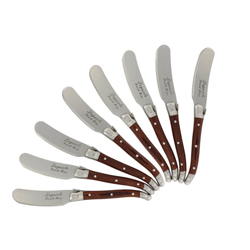 Laguiole Butter Knife, Brown/Silver