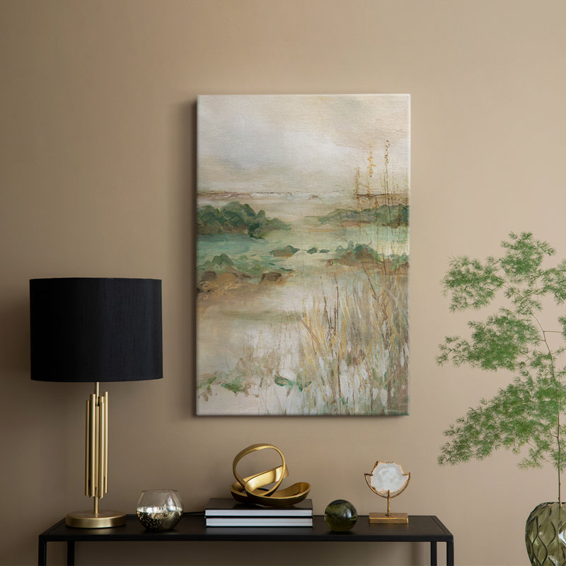 Sandy Seagrass Shores -Galerie enveloppée Cavas, H 36 po x l 24 po