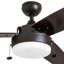 Ventilateur de plafond 52 po avec lumière DEL Statham-1967450946