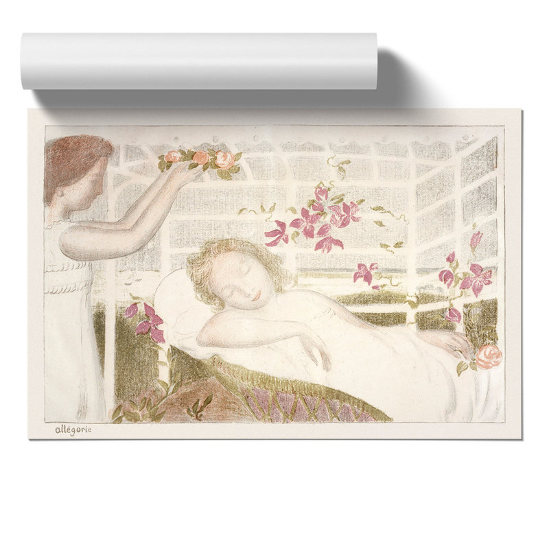 Allegory by Maurice Denis - No Frame Print, 21cm H x 30cm W x 0.1cm D