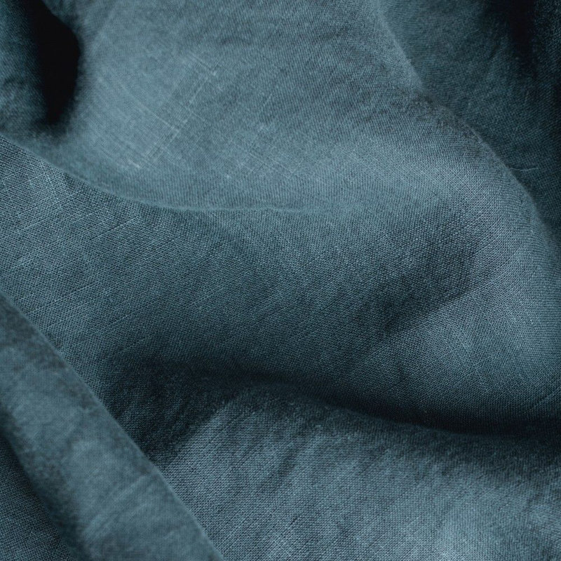 100% French Linen Sheet Set, California King Sheet Set with 2 Pillowcases, Baltic
