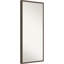 Miroir pleine grandeur en bois non biseauté, cadre en bronze Raphael - miroir de plancher, miroir mural-515998382