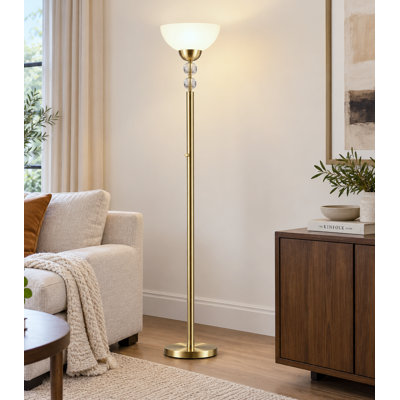 Lampe sur pied Eiland en laiton