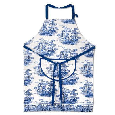 Blue Italian Cotton Apron