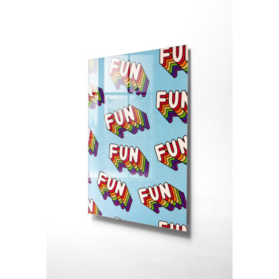 Peinture élégante en verre trempé, 17,7 po x 25,6 po | 100% verre trempé, épaisseur: 0,16 pouce | Superbe art mural pour la décoration intérieure, parfait pour le salon, la chambre à coucher et les espaces de bureau, durable et facile à nettoyer