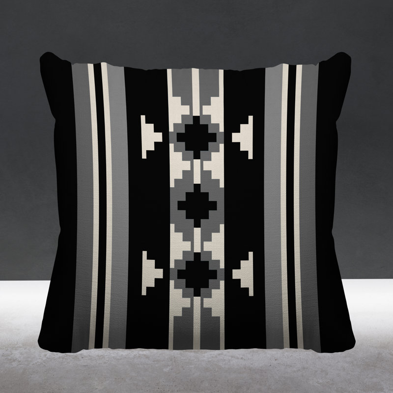 Coussin intérieur / extérieur Sakari, L 19 po x H 19 po, gris