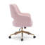 Chaise de bureau roulante rembourrée H 33 po-1581839525