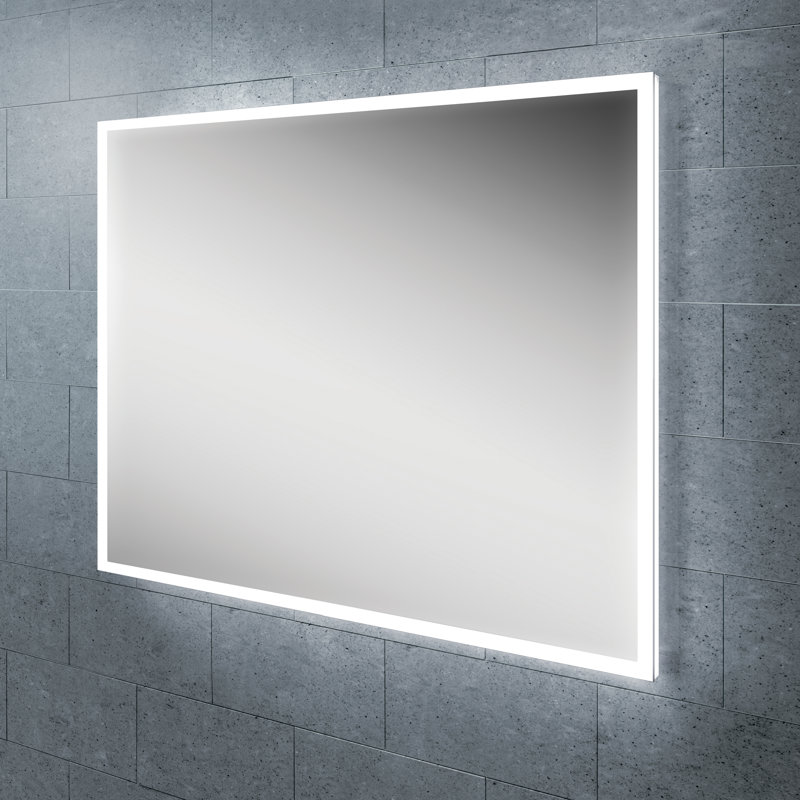 Globe Flat Wall Mirror, 60 cm H x 120 cm W x 4.5 cm D