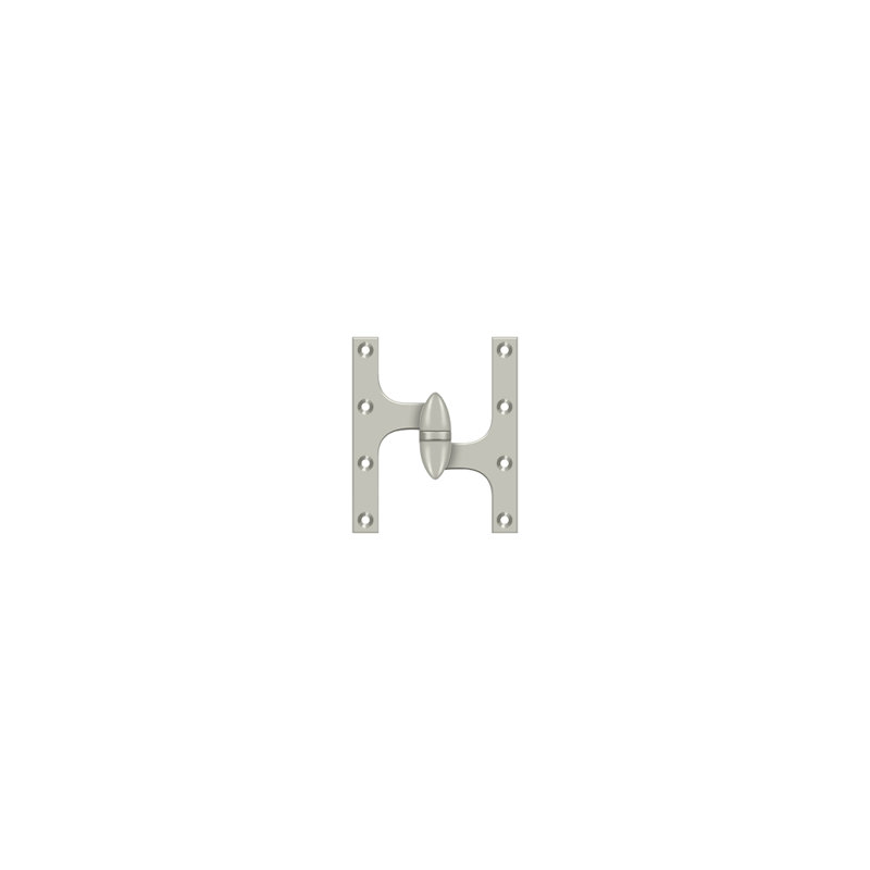 Hinge, Brushed Nickel, Right Hand